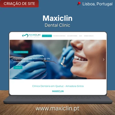 criacao site lisboa portugal clinica maxiclin
