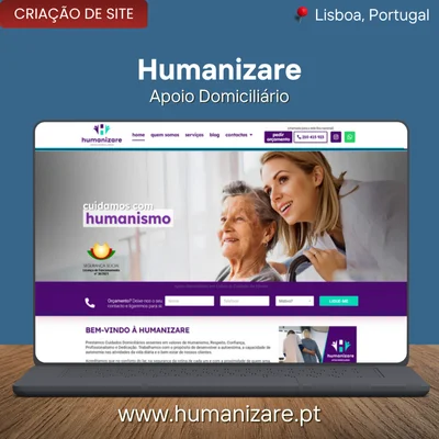 criacao site lisboa portugal humanizare apoio domiciliario