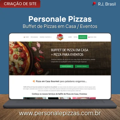 criacao site rj buffet pizzas personale